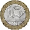 سکه 10 فرانک 1991 جمهوری کنونی - EF45 - فرانسه