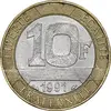 سکه 10 فرانک 1991 جمهوری کنونی - EF45 - فرانسه