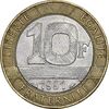 سکه 10 فرانک 1991 جمهوری کنونی - AU50 - فرانسه