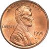 سکه 1 سنت 1990 لینکلن - MS64 - آمریکا
