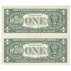 اسکناس 1 دلار 2021 جمهوری فدرال - G (شیکاگو) - جفت - UNC64 - آمریکا