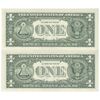 اسکناس 1 دلار 2021 جمهوری فدرال - G (شیکاگو) - جفت - UNC64 - آمریکا