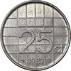 سکه 25 سنت 1987 بئاتریکس - AU58 - هلند