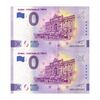 اسکناس 0 یورو 2022 - فواره تروی - جفت - UNC64 - ایتالیا