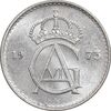 سکه 10 اوره 1973 گوستاو ششم - MS61 - سوئد