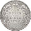 سکه 1 روپیه 1900 ویکتوریا - AU55 - هند