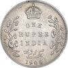 سکه 1 روپیه 1909 ادوارد هفتم - AU50 - هند