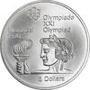 سکه 5 دلار 1976 یادبود المپیک مونترال - با پلمپ - MS69 - الیزابت دوم - کانادا