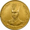 سکه طلا 2 تومان 1297 تصویری - AU58 - ناصرالدین شاه