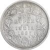 سکه 1 روپیه 1887 ویکتوریا - AU55 - هند