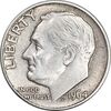 سکه 1 دایم 1964D روزولت - AU53 - آمریکا