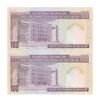 اسکناس 100 ریال (نمازی - نوربخش) شماره بزرگ - فیلیگران امام - جفت - UNC62 - جمهوری اسلامی