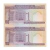 اسکناس 100 ریال (نمازی - نوربخش) شماره کوچک - فیلیگران امام - جفت - UNC64 - جمهوری اسلامی