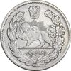 سکه 2000 دینار 1323 تصویری - EF40 - مظفرالدین شاه