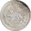 سکه 2000 دینار 1344 تصویری - AU50 - احمد شاه