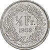 سکه 1/2 فرانک 1983 دولت فدرال - AU50 - سوئیس