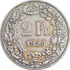 سکه 2 فرانک 1928 دولت فدرال - EF45 - سوئیس