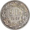 سکه 2 فرانک 1947 دولت فدرال - AU55 - سوئیس