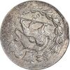 سکه ربعی بدون تاریخ - ارور چرخش 170 درجه - AU55 - مظفرالدین شاه