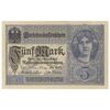 اسکناس 5 مارک 1917 ویلیام دوم - تک - UNC61 - آلمان