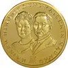 مدال طلا یادبود بازدید امپراتور ژاپن و همسرش از آلمان غربی 1971 - PF65 - ژاپن