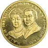 مدال طلا یادبود بازدید امپراتور ژاپن و همسرش از آلمان غربی 1971 - PF65 - ژاپن