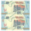 اسکناس 100 آریاری بدون تاریخ (2017) جمهوری چهارم - Rasolofondraibe - جفت - UNC65 - ماداگاسکار