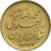 سکه طلا یک پهلوی 1322 خطی - AU55 - محمد رضا شاه