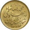 سکه طلا یک پهلوی 1324 خطی - MS62 - محمد رضا شاه