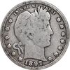 سکه کوارتر دلار 1897 باربر - VF30 - آمریکا