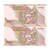 اسکناس 5000 ریال امام (جعفری - شیبانی) - جفت - UNC60 - جمهوری اسلامی