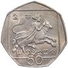 سکه 50 سنت 2002 جمهوری - AU58 - قبرس