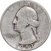 سکه کوارتر دلار 1953 واشنگتن - VF35 - آمریکا