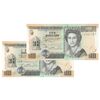 اسکناس 10 دلار 2020 الیزابت دوم - جفت - UNC64 - بلیز