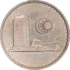سکه 20 سن 1967 پادشاهی انتخابی - AU58 - مالزی
