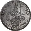 سکه 1 شیلینگ 1942 جرج ششم - تیپ 2 - MS63 - انگلستان