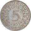سکه 5 مارک 1951J جمهوری فدرال - AU53 - آلمان