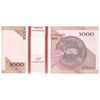 بسته اسکناس 5000 ریال امام (طیب نیا - سیف) - نوار آرم بانک مرکزی - UNC - جمهوری اسلامی