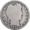 سکه کوارتر دلار 1892 باربر - VF20 - آمریکا