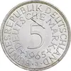 سکه 5 مارک 1965J جمهوری فدرال - MS62 - آلمان