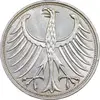 سکه 5 مارک 1965J جمهوری فدرال - MS62 - آلمان