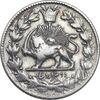 سکه 2000 دینار 1299 صاحبقران - VF - cleaned - ناصرالدین شاه