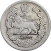سکه 2000 دینار 1323 تصویری - ارور 2 تاریخ مکرر - VF35 - مظفرالدین شاه