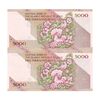 اسکناس 5000 ریال امام (مظاهری - شیبانی) - جفت - UNC63 - جمهوری اسلامی