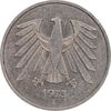 سکه 5 مارک 1975F جمهوری فدرال - EF45 - آلمان