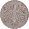 سکه 5 مارک 1975J جمهوری فدرال - EF45 - آلمان