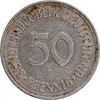 سکه 50 فینیگ 1950J جمهوری فدرال - AU50 - آلمان