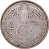 سکه 2 رایش مارک 1937A رایش سوم - EF45 - آلمان