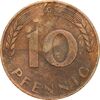 سکه 10 فینیگ 1950G جمهوری فدرال - EF45 - آلمان