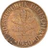 سکه 10 فینیگ 1950G جمهوری فدرال - EF45 - آلمان